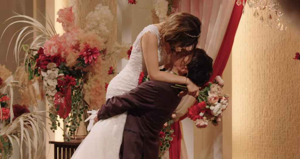 Wedding scene from Love Is Blind: Japan