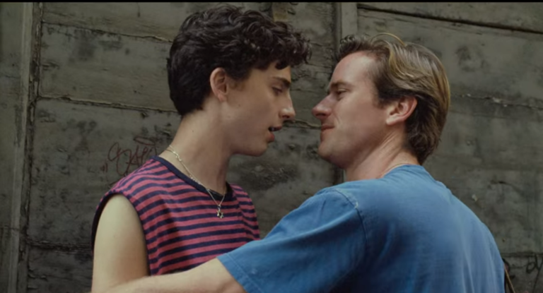 Scene from Call Me By Your Name